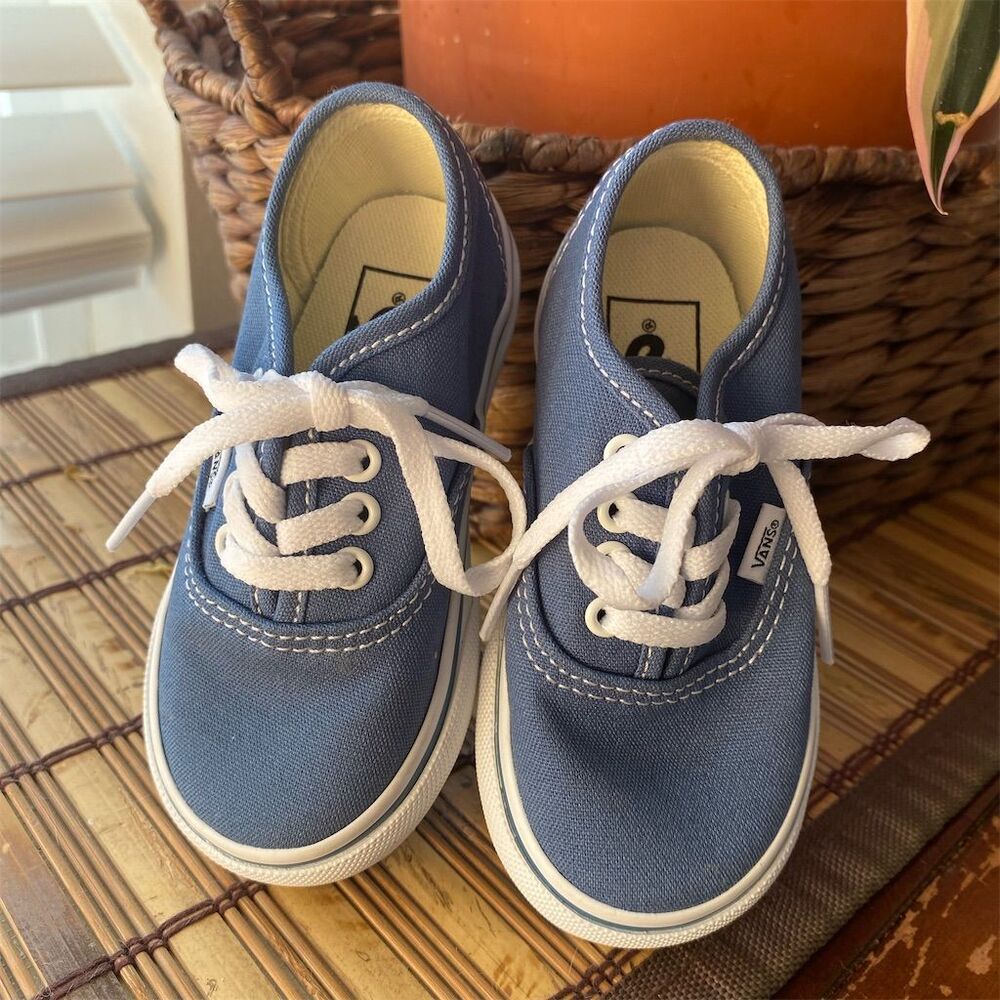 Vans Blue Baby Walker Shoes